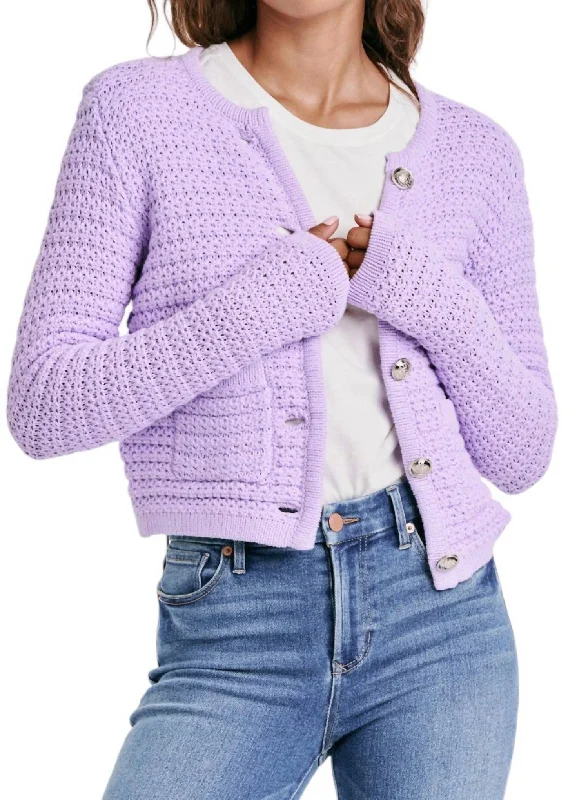 Cambria Sweater In Gentle Lavender