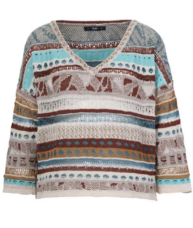 Nomads Stripes Pullover In Multi