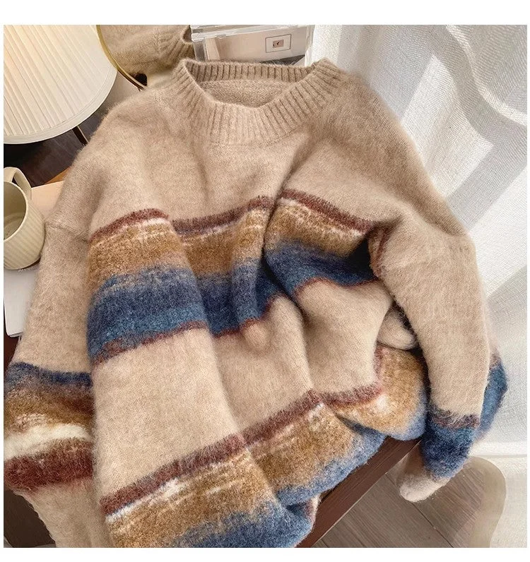 soft sweater for women round neck sweater trendy       S4912