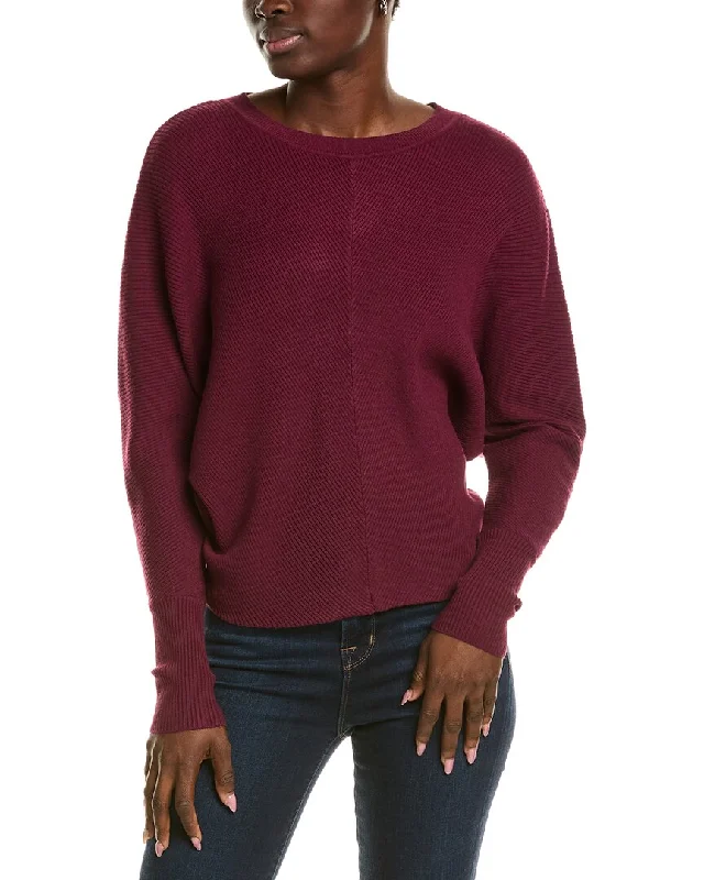 T Tahari Dolman Boat Neck Sweater