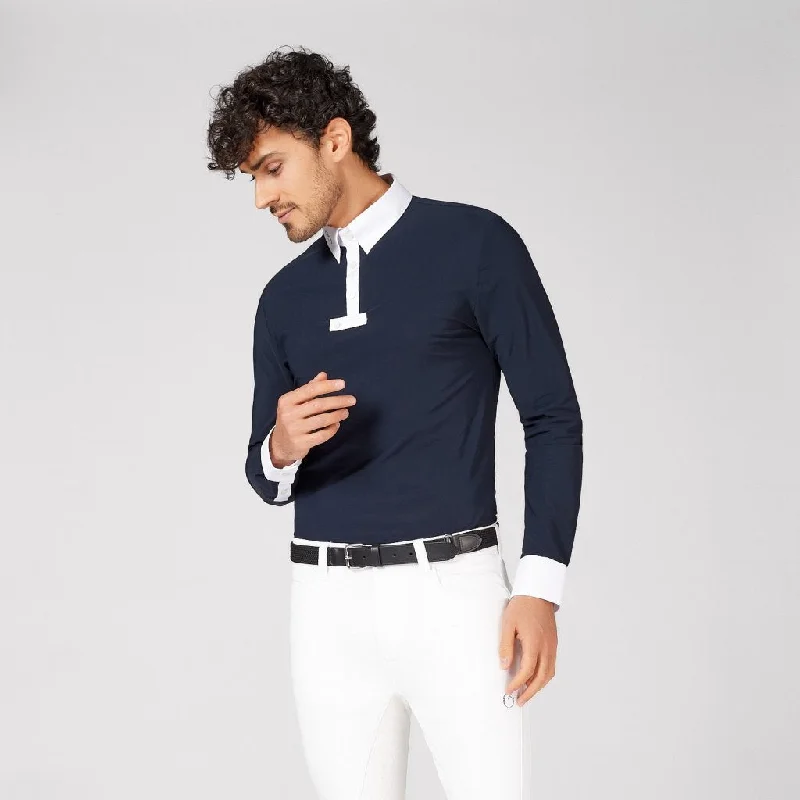 Navy Ketchum Long Sleeves Competition Shirt by Vestrum