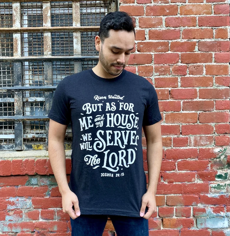 Serve The Lord black tee