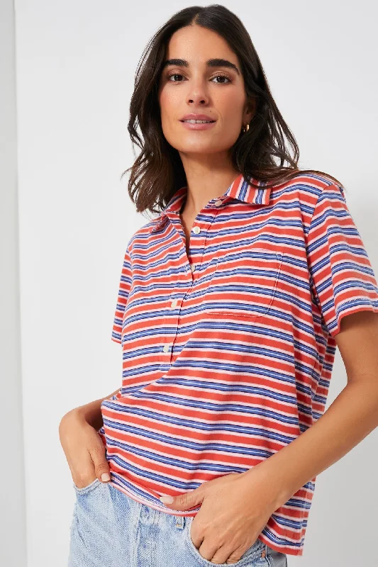 Campervan Stripe The Lacrosse Polo