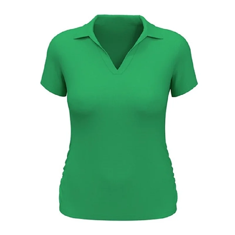 PGA Tour Women's Airflux Short Sleeved Golf Polo Shirt Green Size X-Small