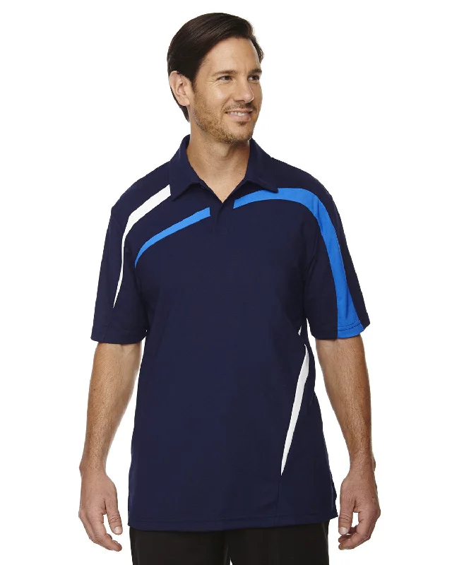 North End 88645 Men's Impact Performance Polyester Piqu Colorblock Polo