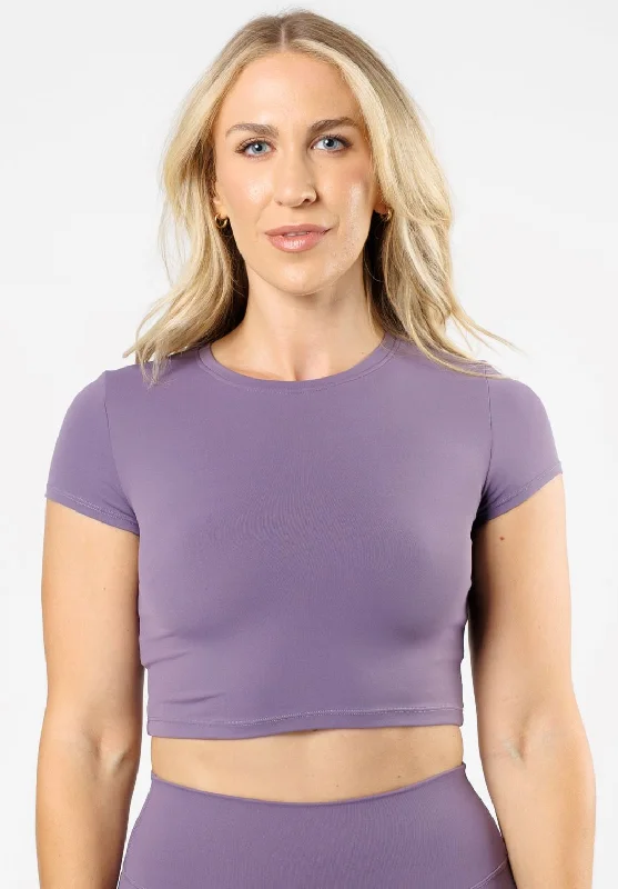 RecStretch™ Short Sleeve Crop Dusk