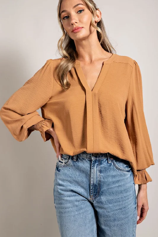 Coco V-Neck Long Sleeve Top